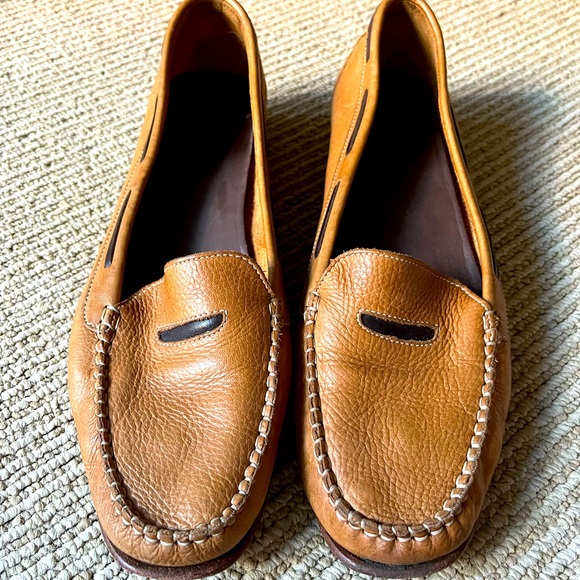 COLE HAAN Brown Leather Loafers, Size 9.5 — GUC - Picture 2 of 9
